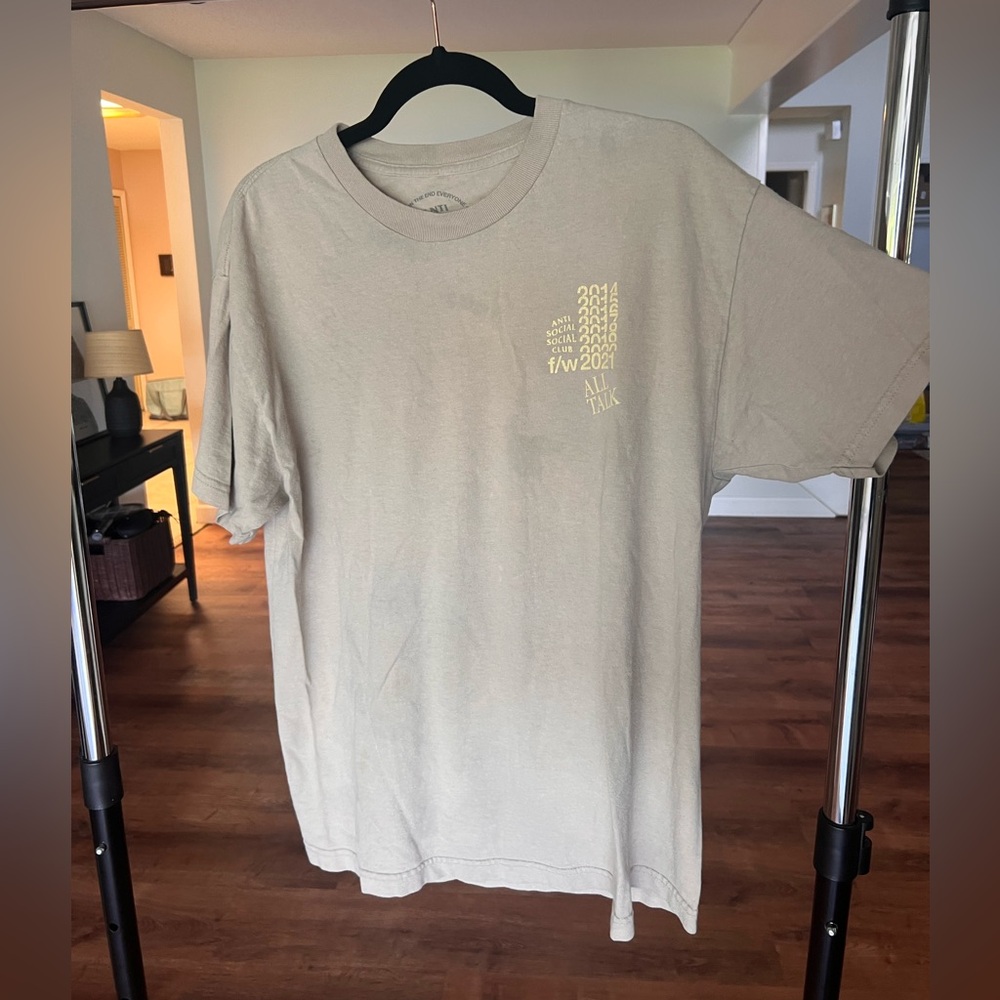 Anti Social Social Club Beige Graphic Tee